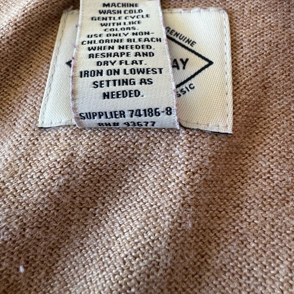 St. John's Bay Mens Sun Bronze Heather Sweater Size XXL V-Neck Grunge Preppy VTG - Picture 6 of 11